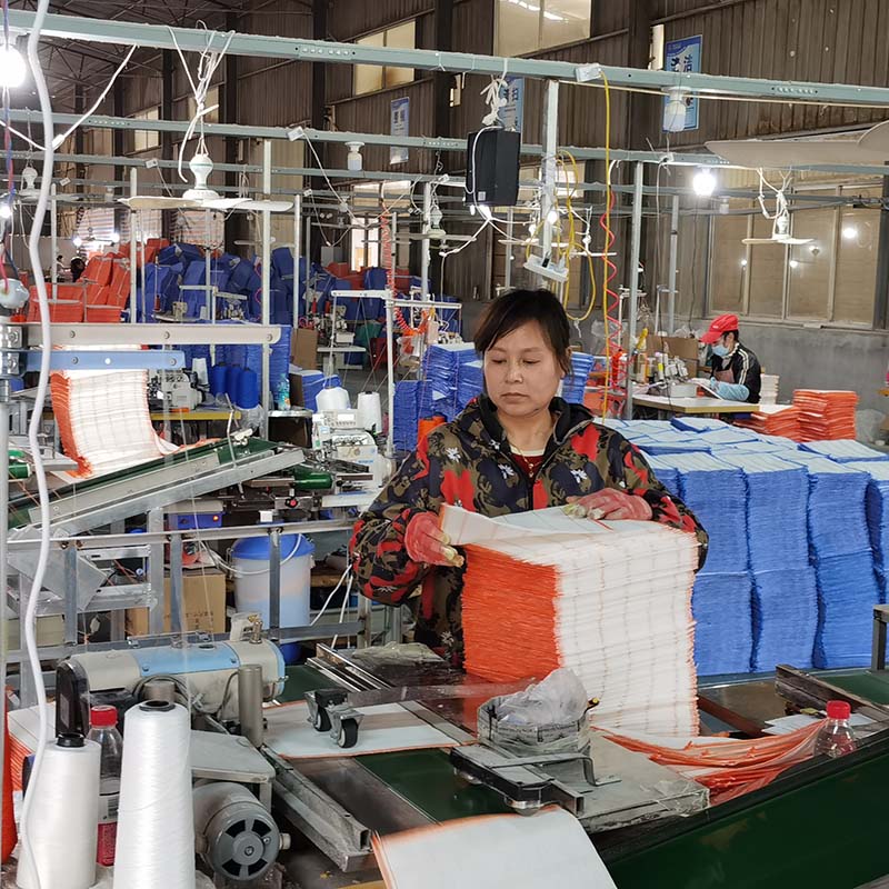 卢氏洗洁巾工厂展示